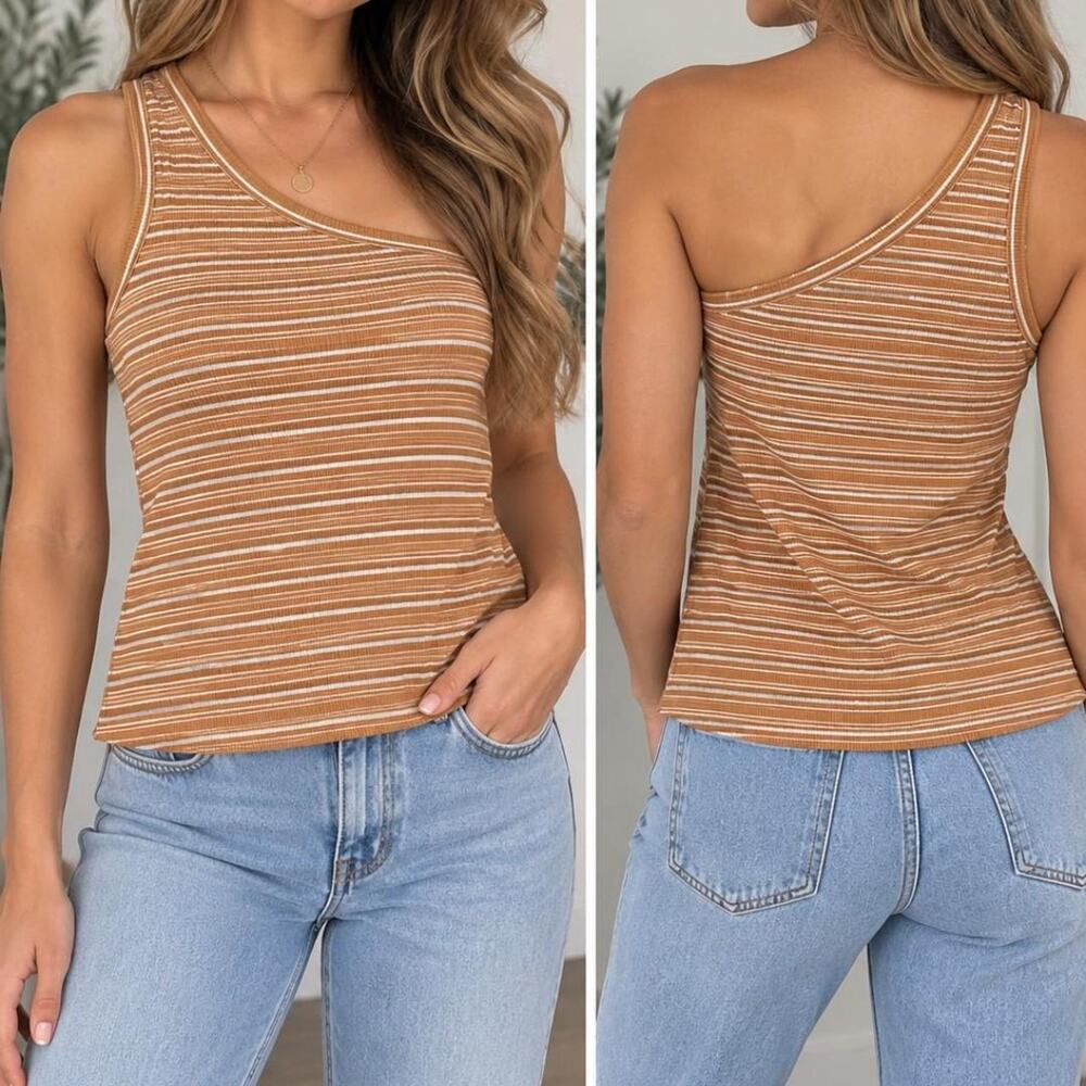Aero one shoulder top with